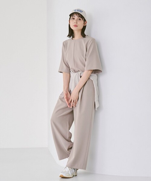 RONEL オールインワン ハーフスリーブオールインワン レディース