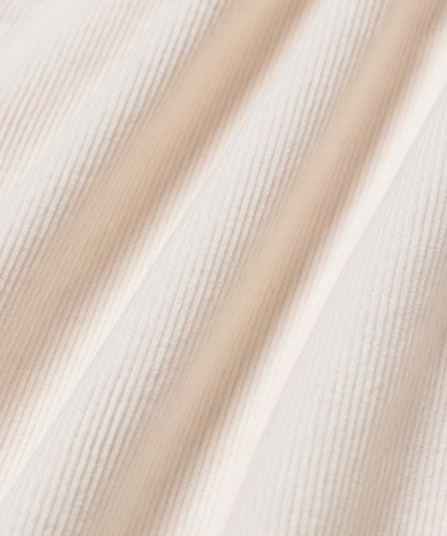 「WILD LIFE TAILOR Adam et Rope'」 コーデュロイパンツ M ライトグレー メンズ_画像5