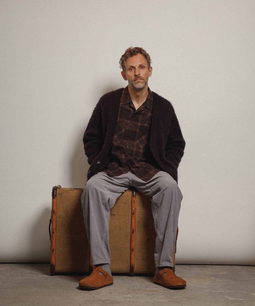 「WILD LIFE TAILOR Adam et Rope'」 コーデュロイパンツ M ライトグレー メンズ_画像8