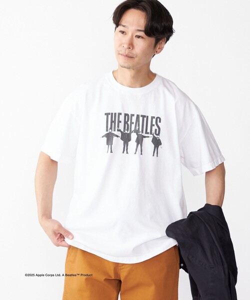 THE BEATLES グラフィックTシャツ SHIPS（シップス） tシャツ SHIPS: THE BEATLES フォトグラフィック T