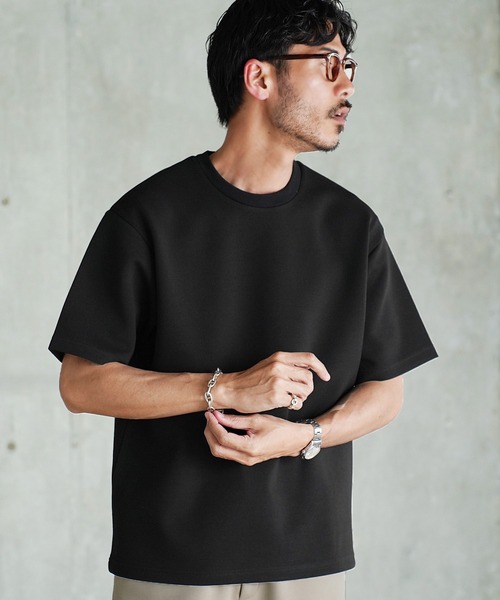 JIGGYS SHOP（ジギーズショップ） tシャツ ダブルフェイス素材 クルー