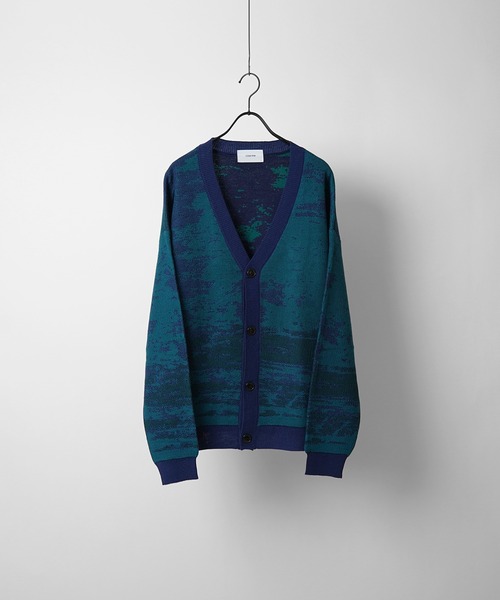 「Confirm」 ニットカーディガン L ブルー メンズ_画像5