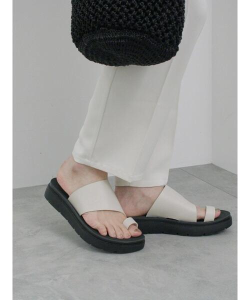 Samansa Mos2 blue フォーマルシューズ 「ふっくらクッション」厚底