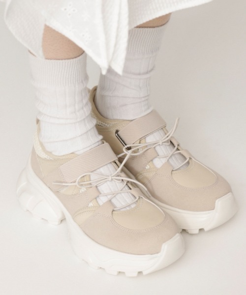 SLY スニーカー OPEN LACE UP SNEAKER オープン レースアップ