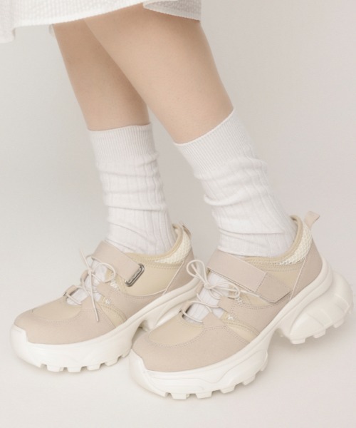 OPEN LACE UP SNEAKERオープン レースアップ スニーカースライ SLY スニーカー OPEN LACE UP SNEAKER オープン レースアップ
