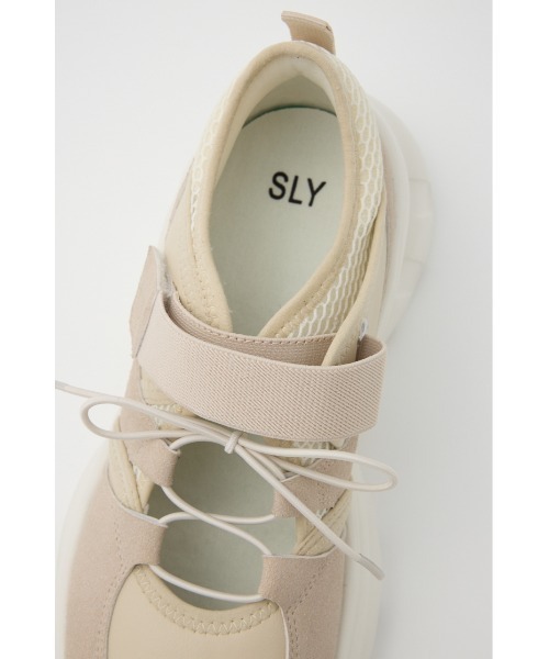 SLY スニーカー OPEN LACE UP SNEAKER オープン レースアップ