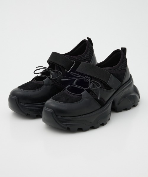 OPEN LACE UP SNEAKERオープン レースアップ スニーカースライ SLY スニーカー OPEN LACE UP SNEAKER オープン レースアップ