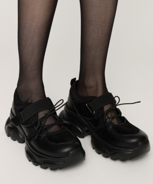 OPEN LACE UP SNEAKERオープン レースアップ スニーカースライ セール】OPEN LACE UP SNEAKER オープン レースアップ