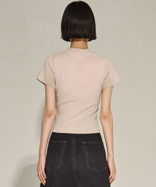 tシャツ 「MIHARA YASUHIRO/ミハラヤスヒロ」SUN FADED MINI TEE/サンフェードミニTシャツ レディース MIHARAYASUHIRO tシャツ 「MIHARA YASUHIRO/ミハラヤスヒロ」SUN