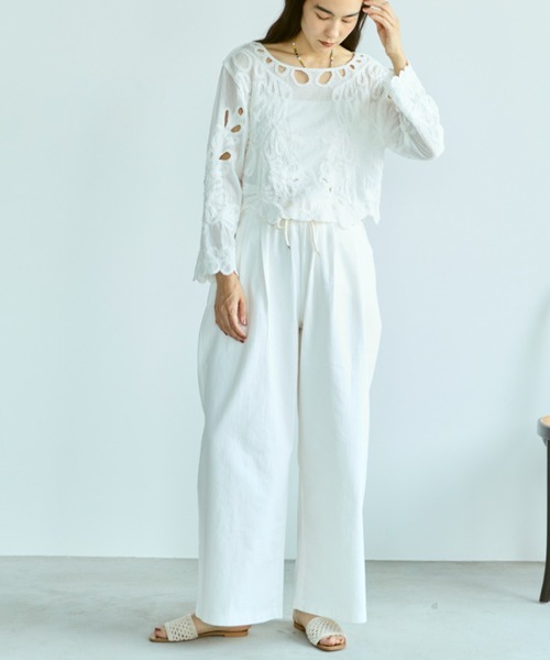 ン 大人気 新品 ノ Libra Cue デニムイージーパンツ デニムパンツ デニム ジーンズ パンツ