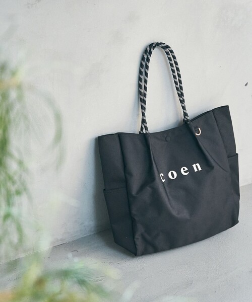 coen（コーエン） トートバッグ 「追加」 ロゴ ポリキャンバストート