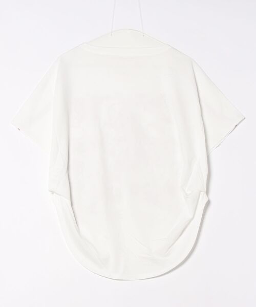 iS ScoLar tシャツ 552239：星座と花の箔ラバープリント