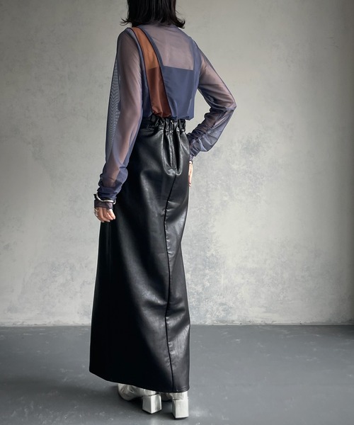 「&g'aime」 タイトスカート FREE ブルー レディース_画像4