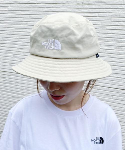 新品　ザノースフェイス　帽子　Ｌ　　　ナチュラル　ベージュ THE NORTH FACE 「THE FACE」 ハット L ベージュ レディース