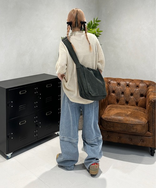 「sedacle」 半袖ニット SMALL ブルー メンズ