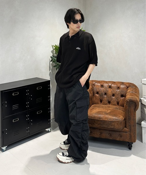 「sedacle」 半袖ニット SMALL ブルー メンズ