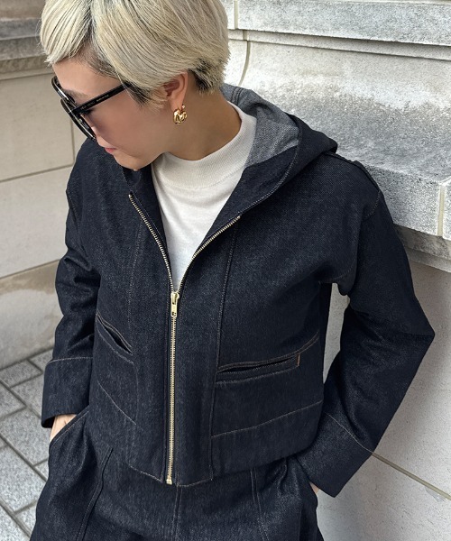 コート アウター パリジェンヌデニムジャケット レディース : ZOZOTOWN