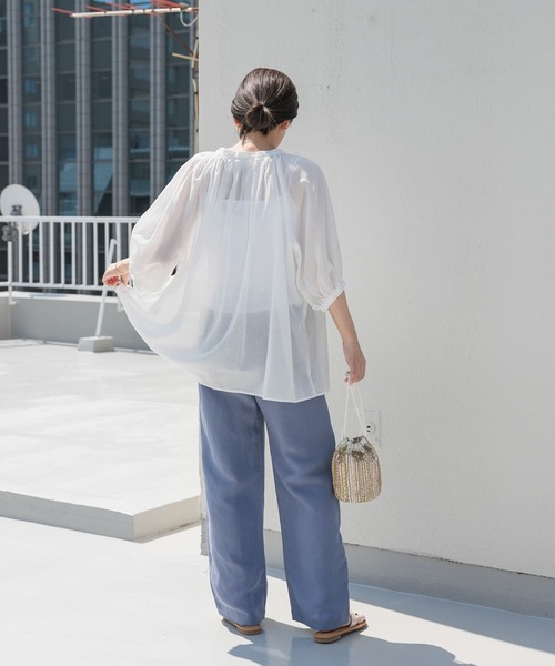 URBAN RESEARCH DOORS 「URBAN DOORS」 半袖ブラウス MEDIUM