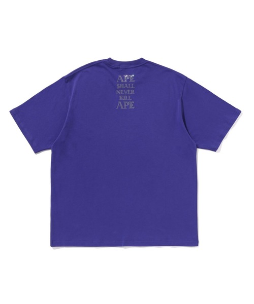 A BATHING APE（アベイシングエイプ） tシャツ RHINESTONE BAPE LOGO