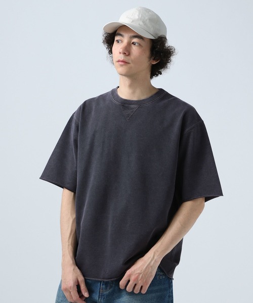 「BAYFLOW」 半袖Tシャツ LARGE ライトグレー メンズ