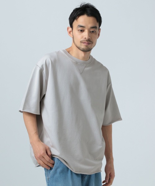 「BAYFLOW」 半袖Tシャツ LARGE ライトグレー メンズ