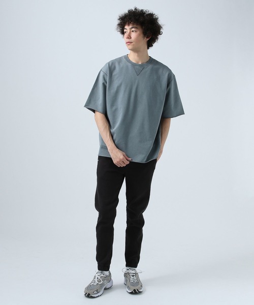 「BAYFLOW」 半袖Tシャツ LARGE ライトグレー メンズ