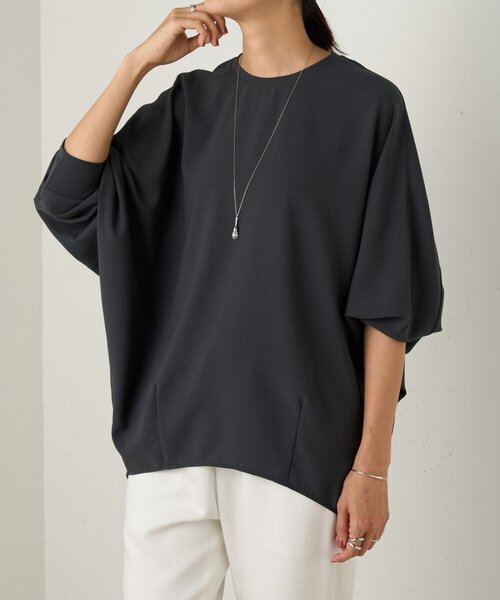 BEARDSLEY（ビアズリー） ブラウス シャツ ストレッチドルマンT