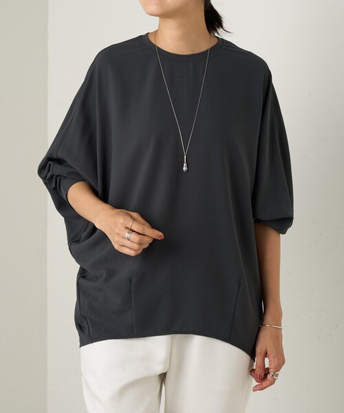 BEARDSLEY（ビアズリー） ブラウス シャツ ストレッチドルマンT