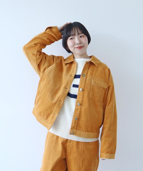 PAR ICI（パーリッシィ） ブルゾン アウター 6Wコーデュロイ ブルゾン