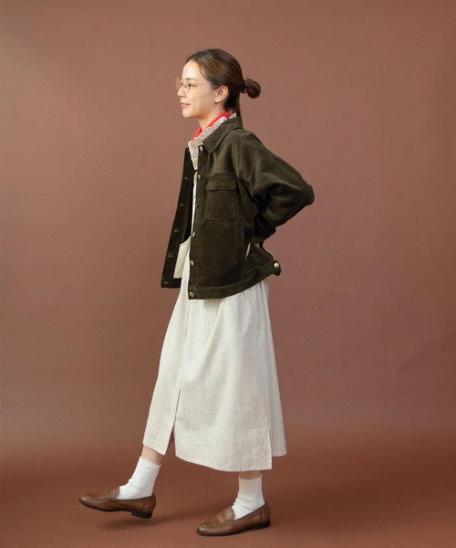 PAR ICI（パーリッシィ） ブルゾン アウター 6Wコーデュロイ ブルゾン