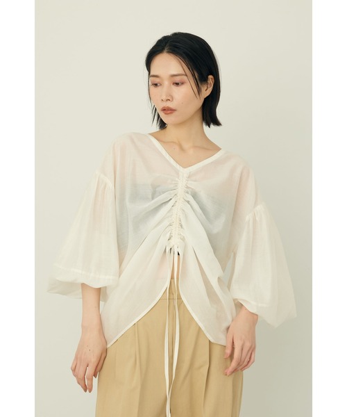 Limue ブラウス シャツ 2WAYシアブラウス レディース : ZOZOTOWN Yahoo 