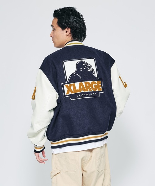 XLARGE（エクストラ ラージ） スタジャン L ブラウン メンズ