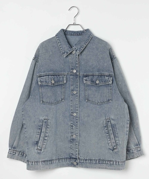 MATSUFUJI / Gジャン/3/デニム/GRY/無地/M233-0104 3.3 FIELD TRIP デニムジャケット gジャン 「モニタリング TWICE