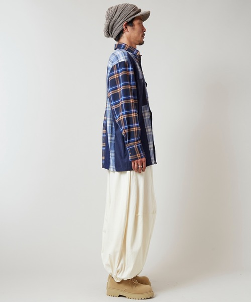 チャイハネ（CAYHANE） シャツ 「チャイハネ」チェックパッチワーク