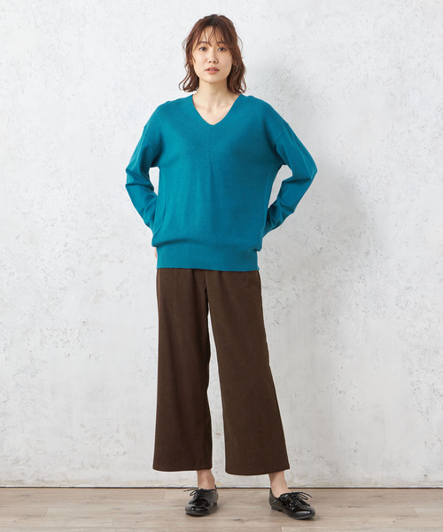 「Petit Honfleur」 チノパンツ M ブラウン レディース