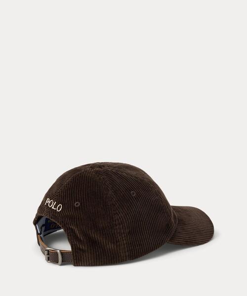 POLO RALPH LAUREN キャップ 帽子 コーデュロイ ボール メンズ