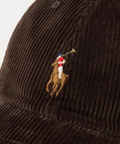 [値下げしました]POLO コーデュロイブラウンキャップ POLO RALPH LAUREN（ポロ ラルフ ローレン）の「コーデュロイ