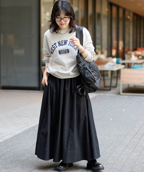 今期　ウォッシャブルブラッシュイージーフレアスカート　新品 JOURNAL STANDARD relume（ジャーナルスタンダード レリューム