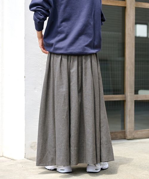 今期　ウォッシャブルブラッシュイージーフレアスカート　新品 JOURNAL STANDARD relume｜ウォッシャブルブラッシュイージーフレア