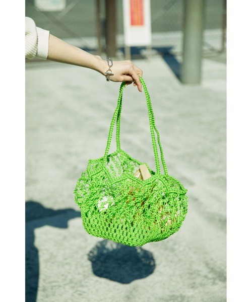 「BLACK BY MOUSSY」 かごバッグ FREE ブラック レディース_画像9