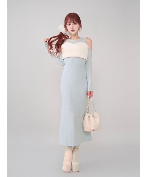 Darich（ダーリッチ） ワンピース ファービスチェカットマーメイド