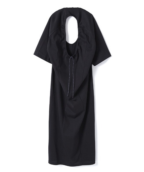 「PERVERZE」 半袖ワンピース ONE SIZE ブラック レディース_画像6