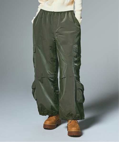 X-girl（エックスガール） カーゴパンツ FADED WIDE LEG CARGO PANTS