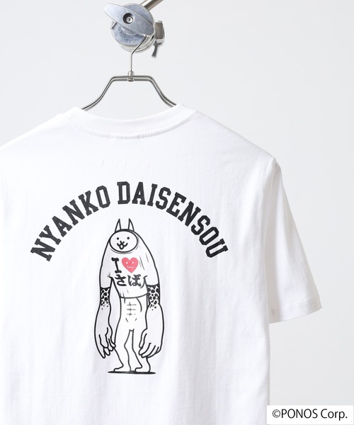 にゃんこ大戦争 Ace（エース） tシャツ にゃんこ大戦争 半袖 ポケット付Tシャツ メンズ