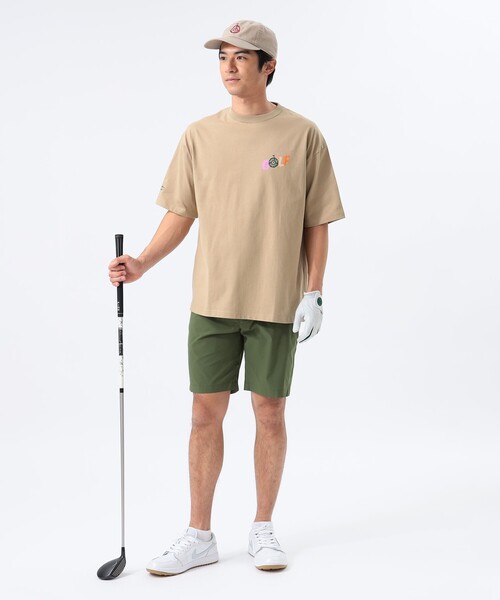 BEAMS GOLF（ビームス ゴルフ） 半袖Tシャツ M ベージュ メンズ