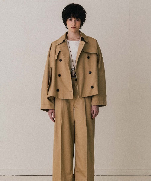 CREDONA ショートトレンチMサイズ CREDONA（クレドナ） トレンチコート コート NORMANDY HALF TRENCH