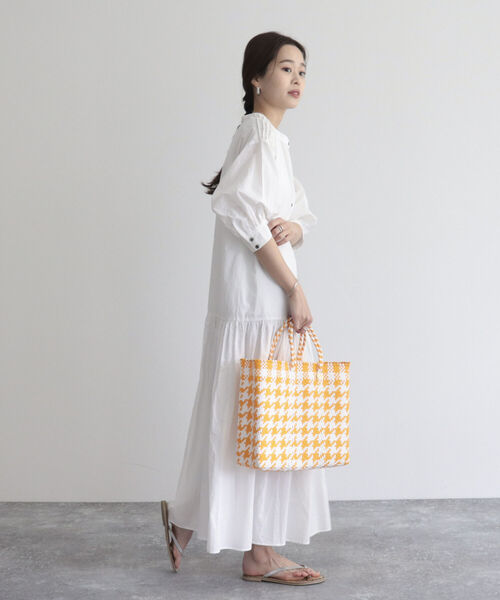 「fredy emue」 7分袖ワンピース 38 ブラック レディース_画像5