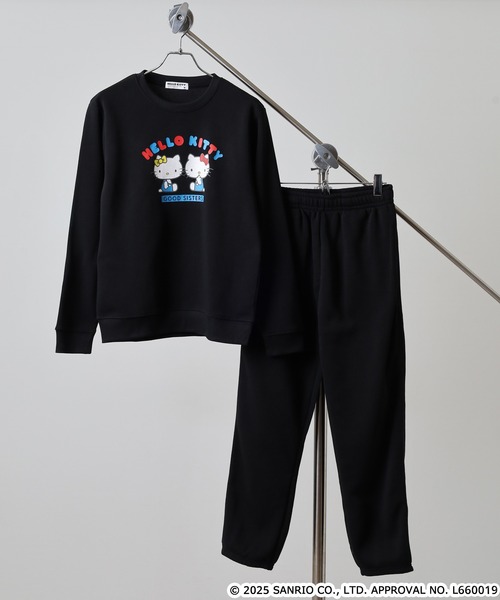 sanrio（サンリオ） パジャマ サンリオキャラクターズ裏起毛上下セット