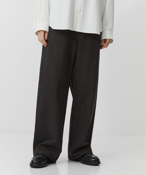 新品同様PUBLIC TOKYO 岡山デニム リラックスワイドストレートデニム3 PUBLIC TOKYO（パブリックトウキョウ） ジーンズ PUBLIC DENIM