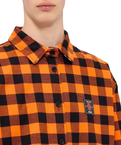 ブルゾン アウター リバーシブル ギンガムコットン シャツジャケット メンズ レディースの画像